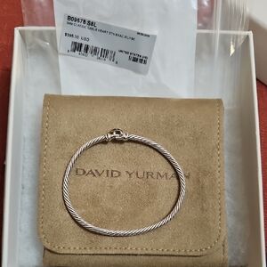 David Yurman Twisted Silver Bracelet